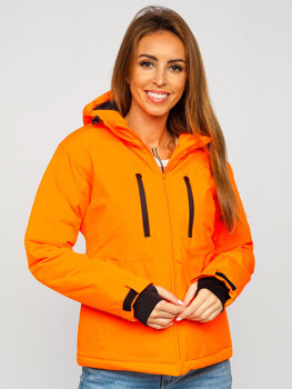 Bolf Damen Winterjacke Sportjacke Orange HH012A