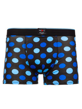 Bolf Herren Boxershorts Azurblau  1BE696