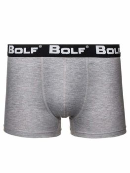 Bolf Herren Boxershorts Grau  0953