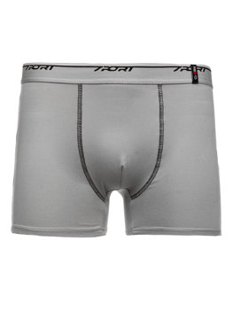 Bolf Herren Boxershorts Grau  1BE681