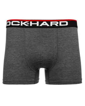 Bolf Herren Boxershorts Schwarzgrau  7001