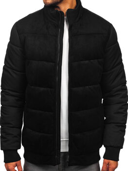 Bolf Herren Gepolsterte Winterjacke Schwarz  22M336