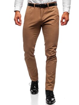 Bolf Herren Hose Chinos Camel  1143