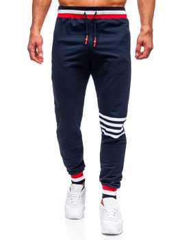 Bolf Herren Hose Jogger Pants Dunkelblau 7033