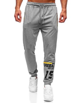 Bolf Herren Hose Jogger Pants Grau  81270