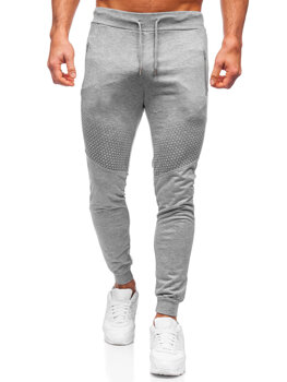 Bolf Herren Hose Jogger Pants Grau  HW2351