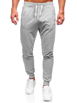 Bolf Herren Hose Jogger Pants Grau  XW02