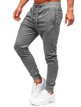 Bolf Herren Hose Jogger Pants Schwarzgrau  68K10001