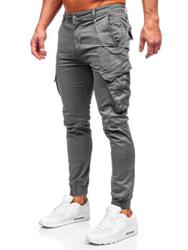 Bolf Herren Hose Joggers Cargohose Grau  SK850