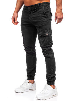 Bolf Herren Hose Joggers Cargohose Schwarz JM5502