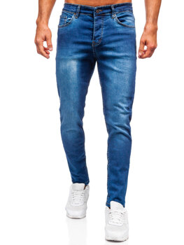 Bolf Herren Jeans slim fit Dunkelblau 6761