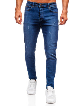 Bolf Herren Jeans slim fit Dunkelblau 6835