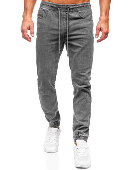 Bolf Herren Jeanshose Joggers Schwarzgrau  MP0272GS