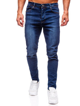 Bolf Herren Jeanshose regular fit Dunkelblau  6297