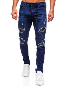 Bolf Herren Jeanshose regular fit  Dunkelblau  MP0100BS