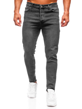 Bolf Herren Jeanshose regular fit Schwarz  6077