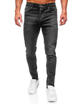 Bolf Herren Jeanshose regular fit Schwarz  6311