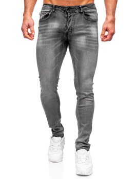 Bolf Herren Jeanshose regular fit Schwarz  MP019G