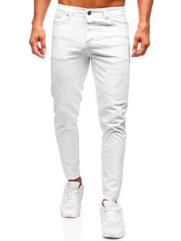 Bolf Herren Jeanshose skinny fit Weiß  5888