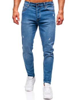 Bolf Herren Jeanshose slim fit Dunkalblau 6485