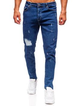 Bolf Herren Jeanshose slim fit Dunkalblau 6553