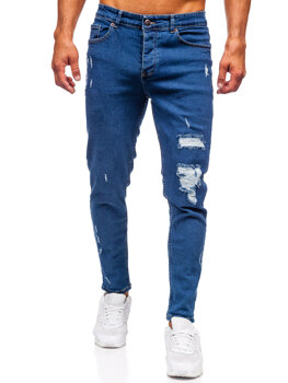 Bolf Herren Jeanshose slim fit Dunkalblau 6565