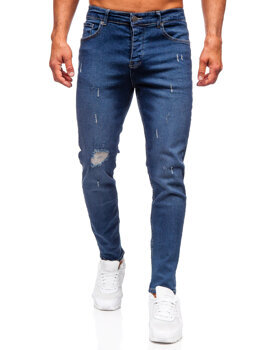 Bolf Herren Jeanshose slim fit Dunkalblau 6566-1