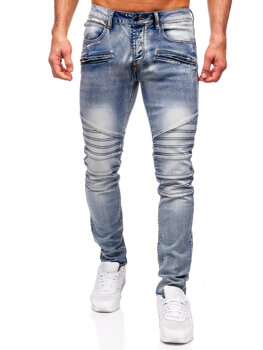 Bolf Herren Jeanshose slim fit Dunkalblau  MP0094BS