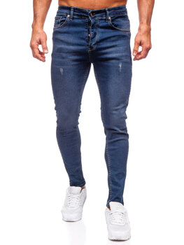 Bolf Herren Jeanshose slim fit Dunkelblau  6257