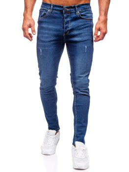 Bolf Herren Jeanshose slim fit Dunkelblau  6264