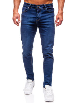 Bolf Herren Jeanshose slim fit Dunkelblau  6290