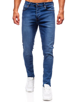 Bolf Herren Jeanshose slim fit Dunkelblau  6592