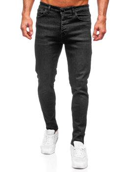 Bolf Herren Jeanshose slim fit Schwarz 6131