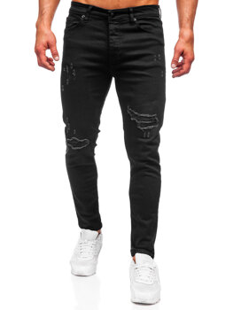 Bolf Herren Jeanshose slim fit Schwarz  6382