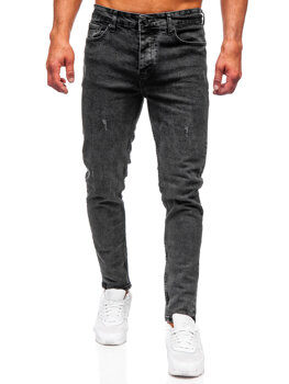 Bolf Herren Jeanshose slim fit Schwarz 6497