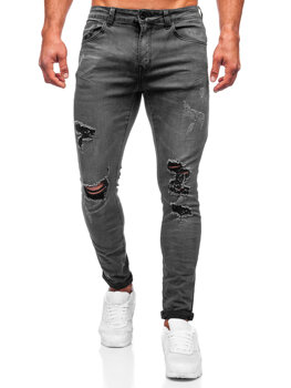 Bolf Herren Jeanshose slim fit Schwarz  KS2081