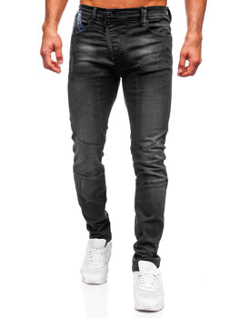 Bolf Herren Jeanshose slim fit Schwarz  MP0025N