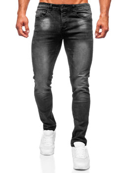 Bolf Herren Jeanshose slim fit Schwarz  MP0066N