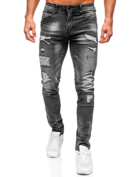 Bolf Herren Jeanshose slim fit Schwarz MP0156N