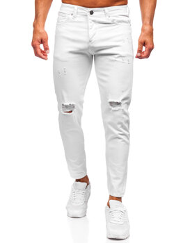 Bolf Herren Jeanshose slim fit Weiß 5872