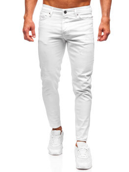 Bolf Herren Jeanshose slim fit Weiß 5877