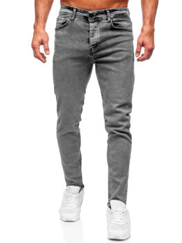 Bolf Herren Jeanshoseregular fit Schwarzgrau  6345