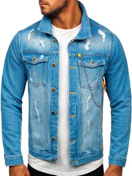 Bolf Herren Jeansjacke Blau  3-4