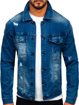 Bolf Herren Jeansjacke Hellblau  MJ506B