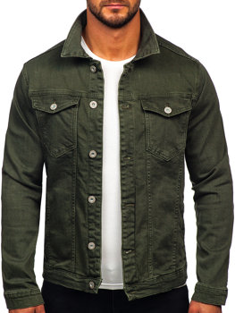 Bolf Herren Jeansjacke Khaki  200