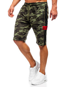 Bolf Herren Kurze Hose Camo Shorts Khaki  HW2636