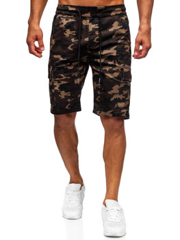 Bolf Herren Kurze Hose Cargoshorts Camo Khaki  A-297