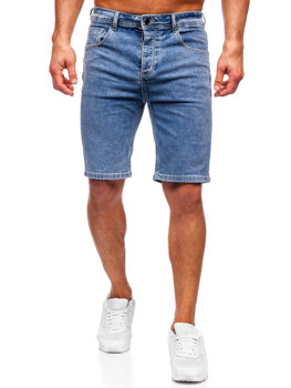 Bolf Herren Kurze Hose Jeansshorts Dunkelblau  MP0274BC