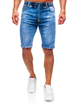 Bolf Herren Kurze Hose Jeansshorts Dunkelblau  TF183