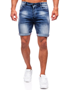 Bolf Herren Kurze Hose Jeansshorts Dunkelblau męskie  MP0261B